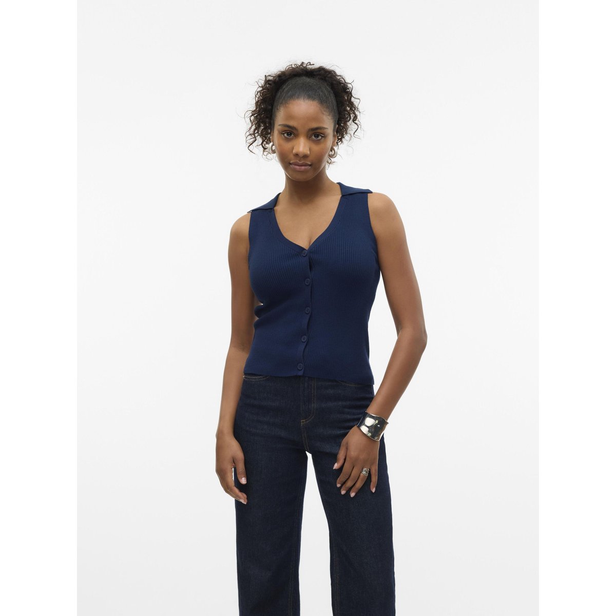 Pull En Maille navy blazer, VERO MODA
