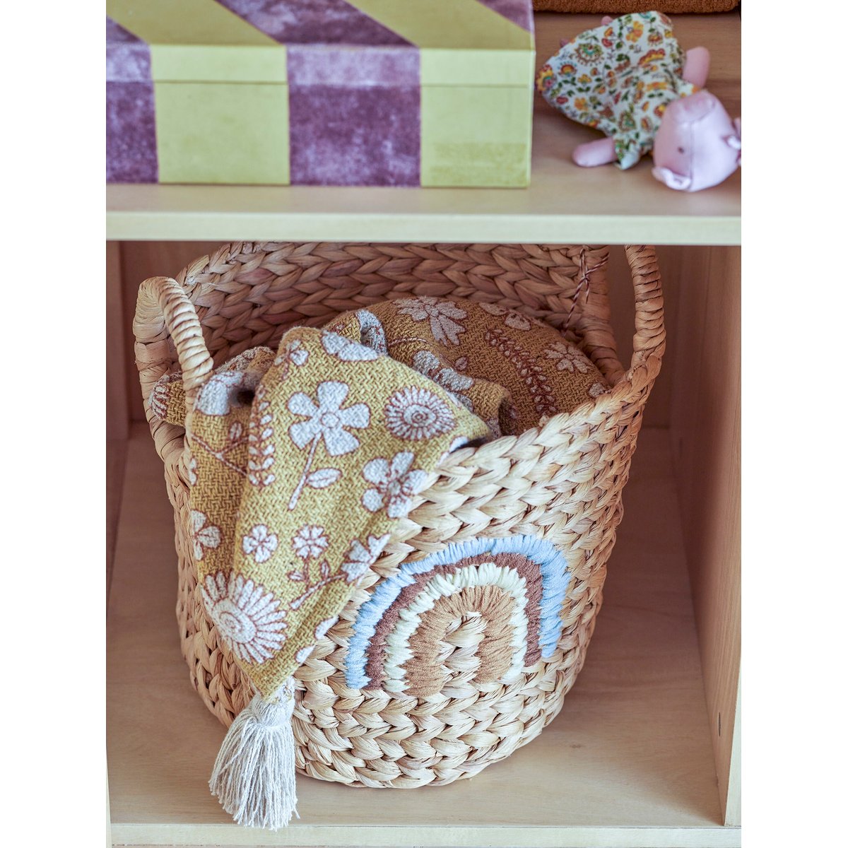 Paniers en jacinthe d'eau (Lot de 2) AGNES marron, BLOOMINGVILLE