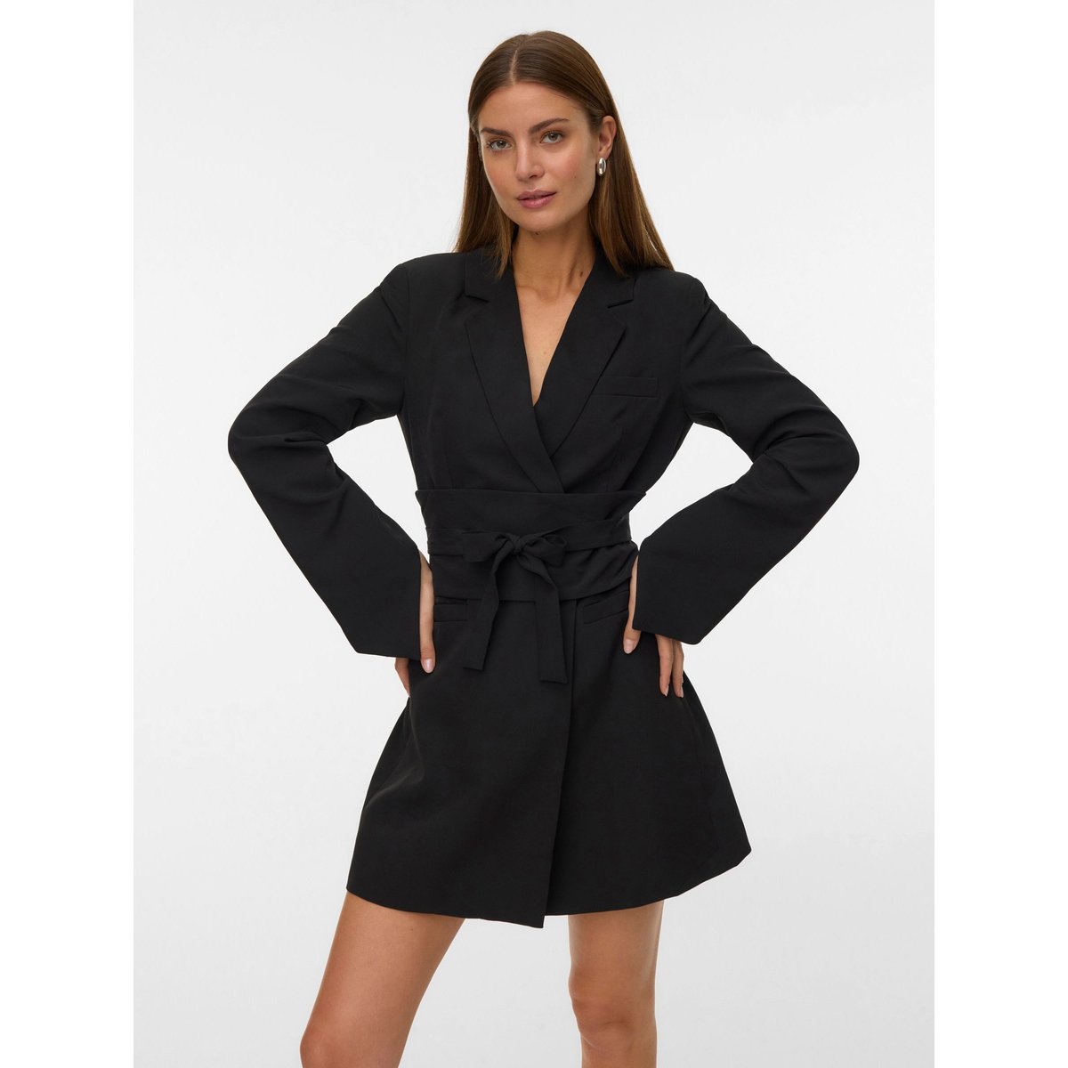 Robe-Blazer noire - black, VERO MODA