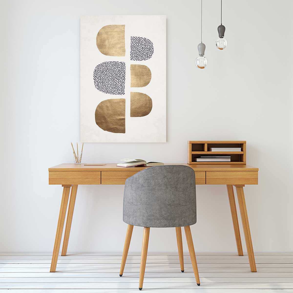 Tableau dessin Bauhaus Glitter tableau alu dibond, HEXOA