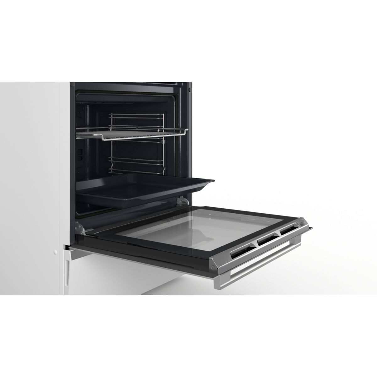Cuisinière vitrocéramique HKS79R220 couleur unique, BOSCH