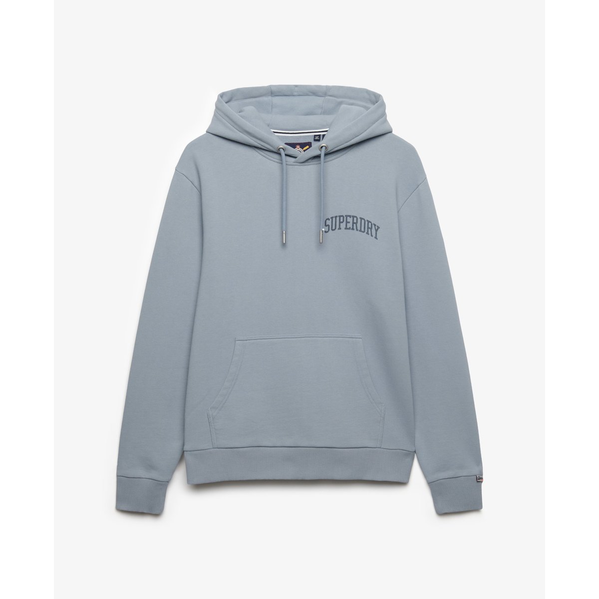 Sweat à capuche Athletic Essentials denim délavé, SUPERDRY