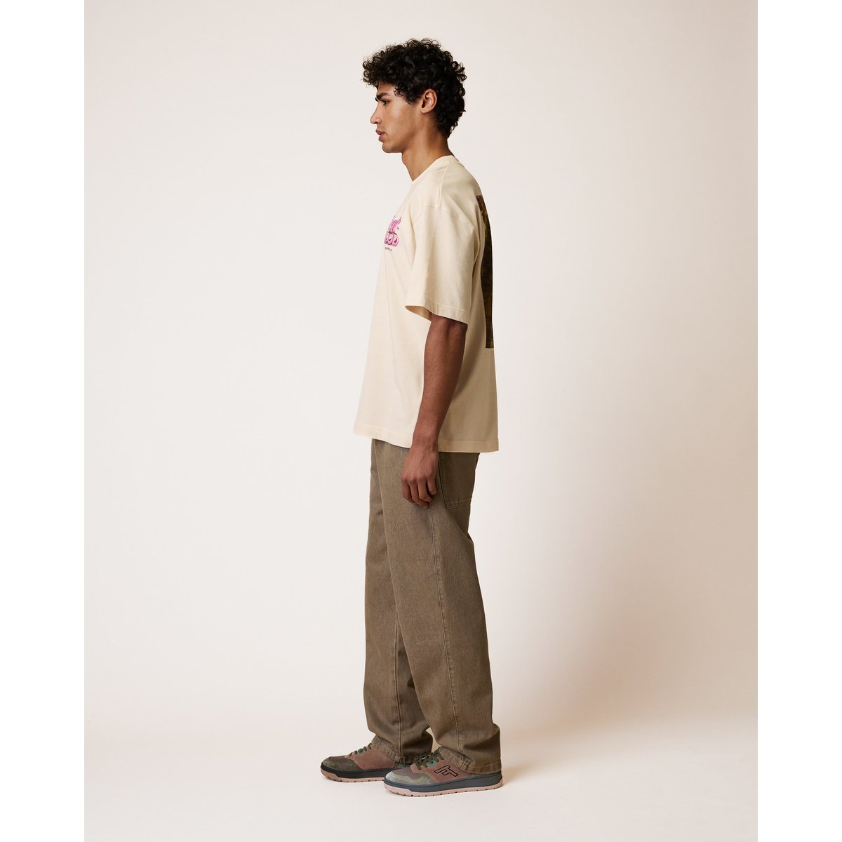 T-shirt en maille écru, FAGUO