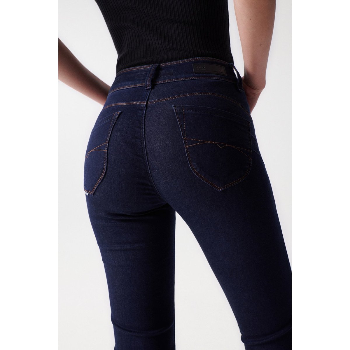 JEAN SECRET PUSH IN SLIM bleu foncé, SALSA JEANS