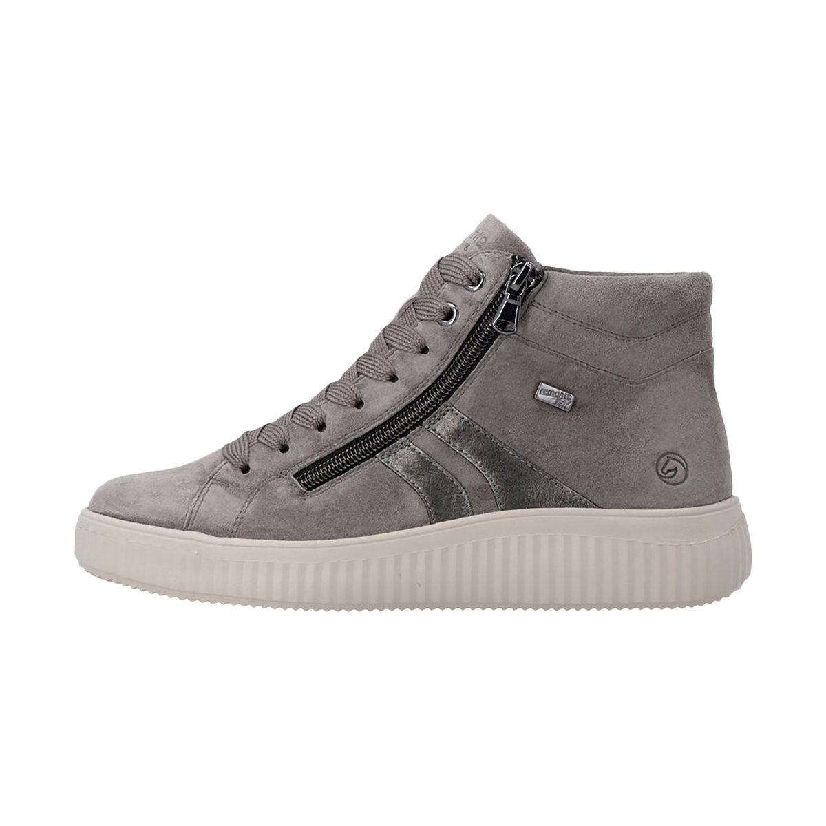 Basket Cuir Montante gris, REMONTE