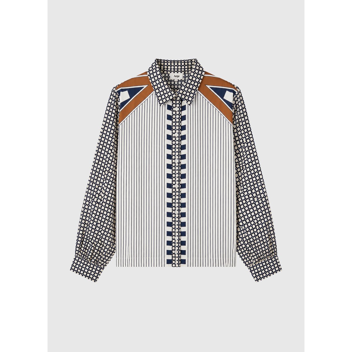 Chemise SHANONIE graphilo ecru, AN'GE