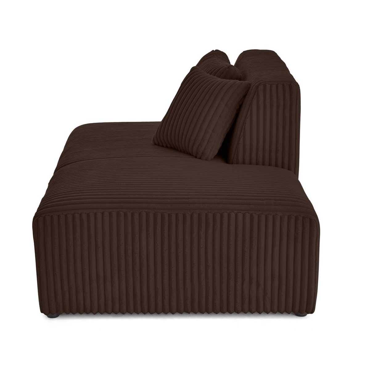 Module d'assise droit - VICTOIRE marron, BEST MOBILIER
