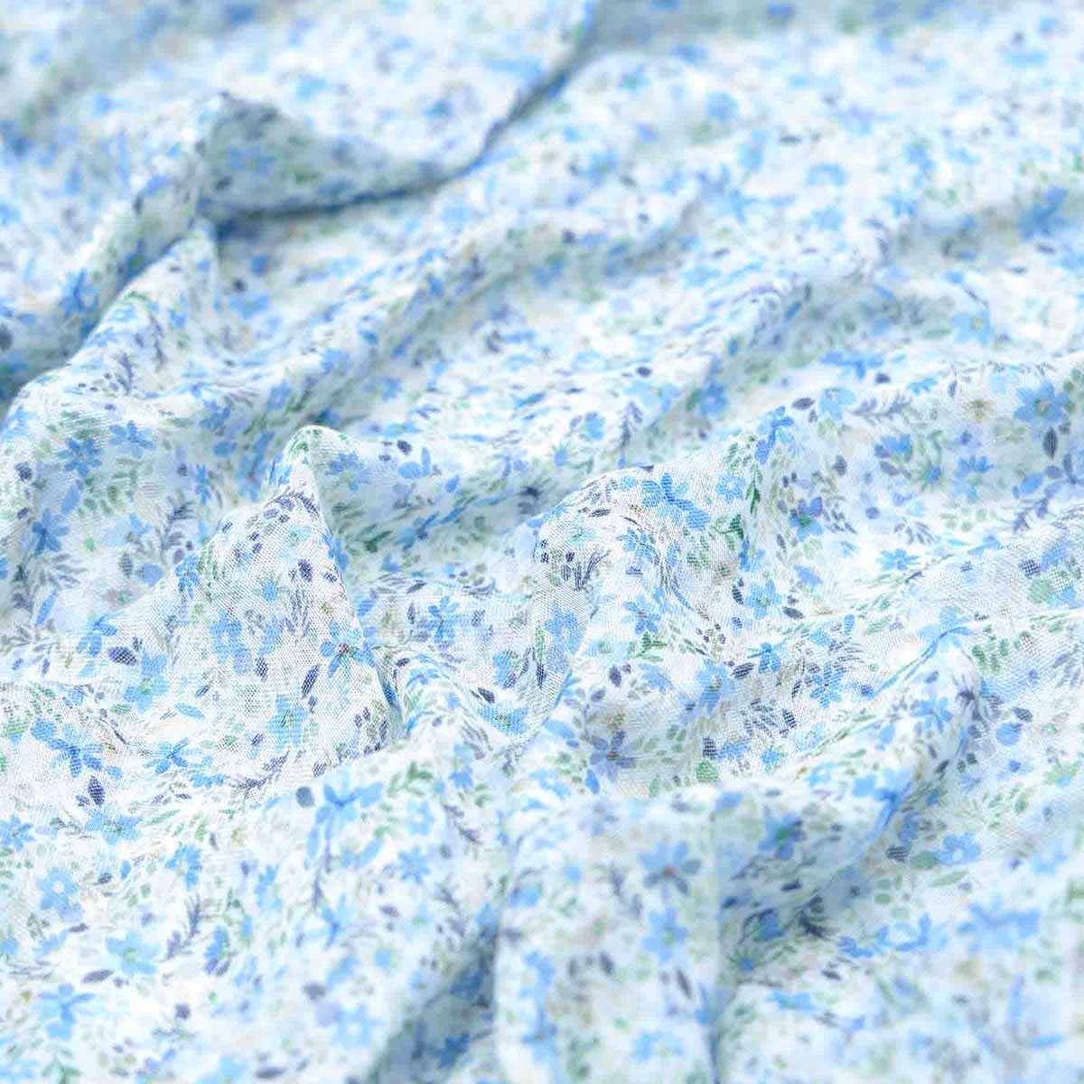 Foulard Gladys bleu ciel, MISE AU GREEN