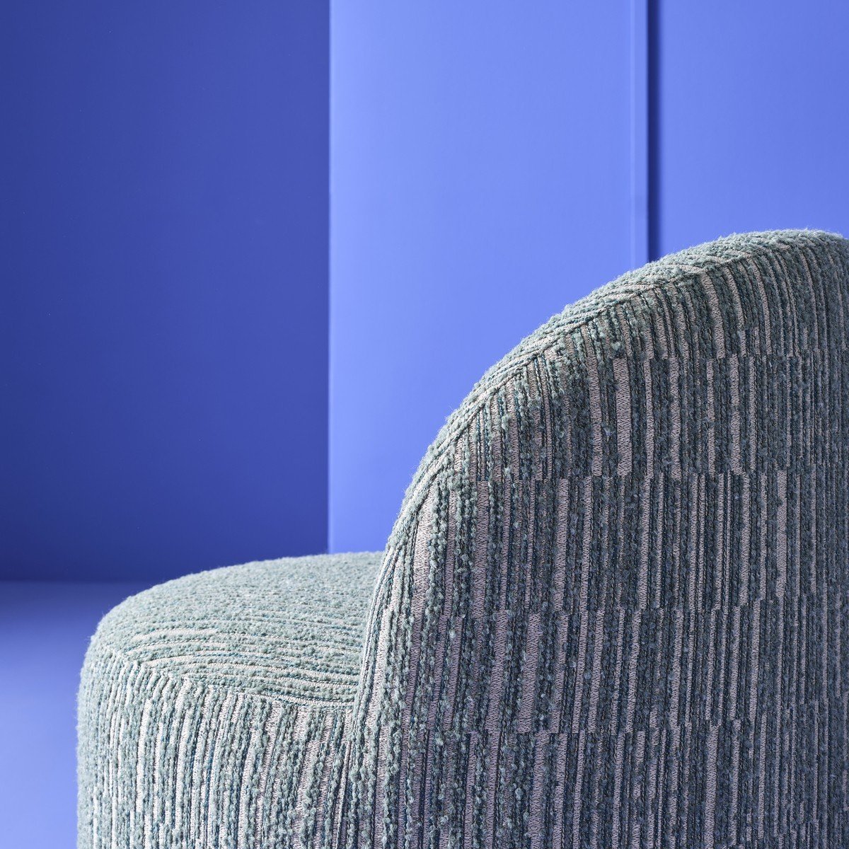 Fauteuil en tissu vert pivotant L74 cm - CULBUTO vert, CALICOSY