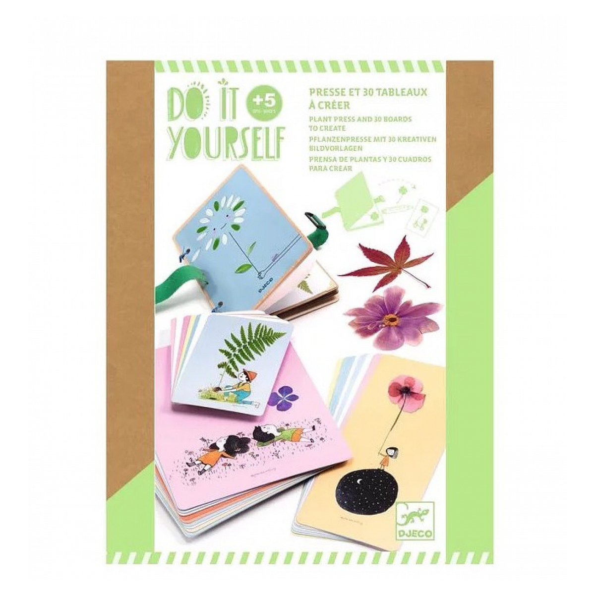 DJ07974 Presse DIY - Inspirante nature couleur unique, DJECO