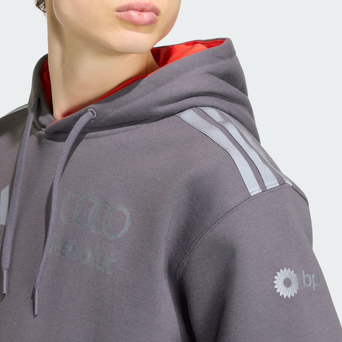Sweat-Shirt À Capuche Pilote Audi Revolut F1 Team Sweat-Shirt À Capuche Pilote Audi Revolut F1 Team grey strata, adidas Performance