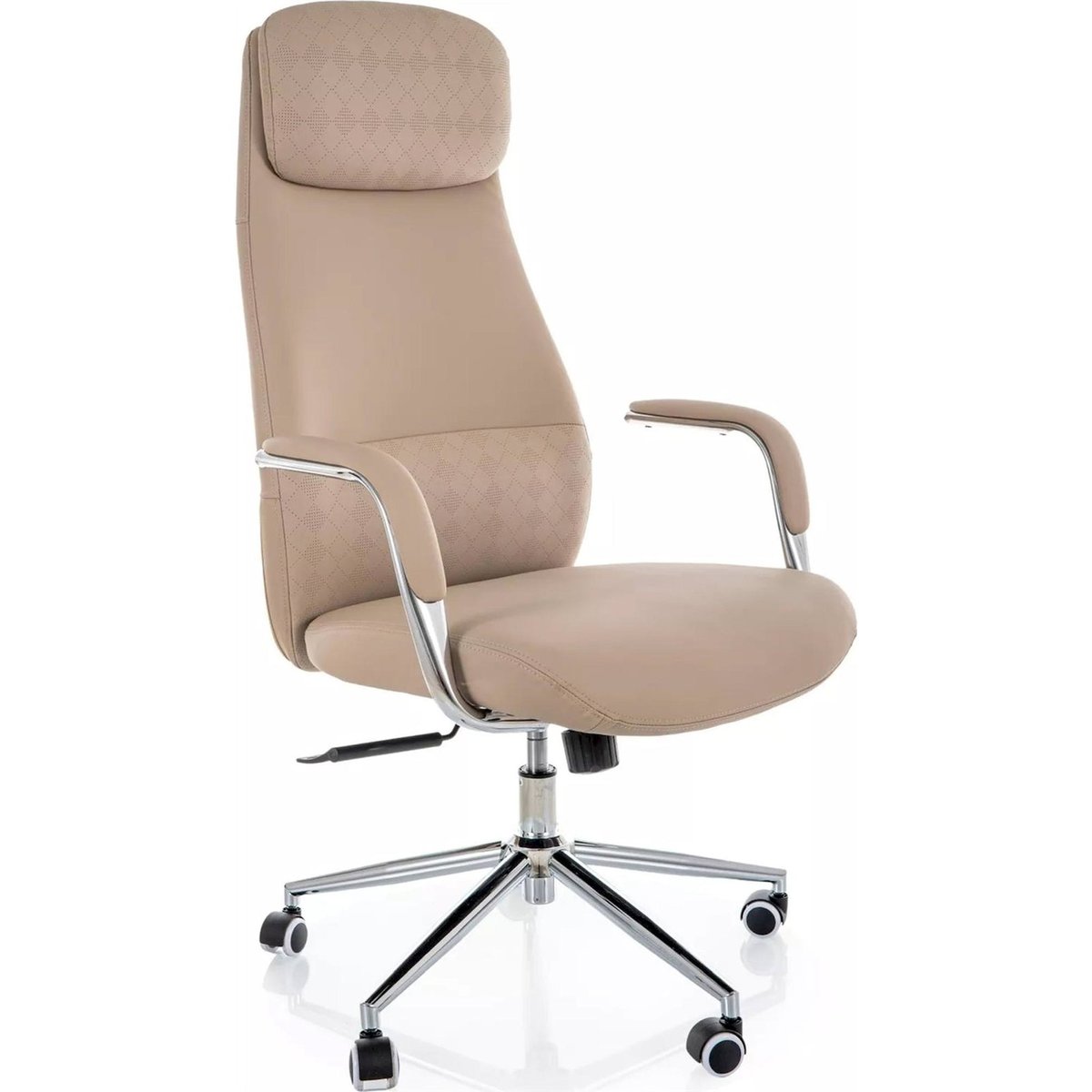 Fauteuil de bureau pivotant ergonomique gris, RECOLLECTION