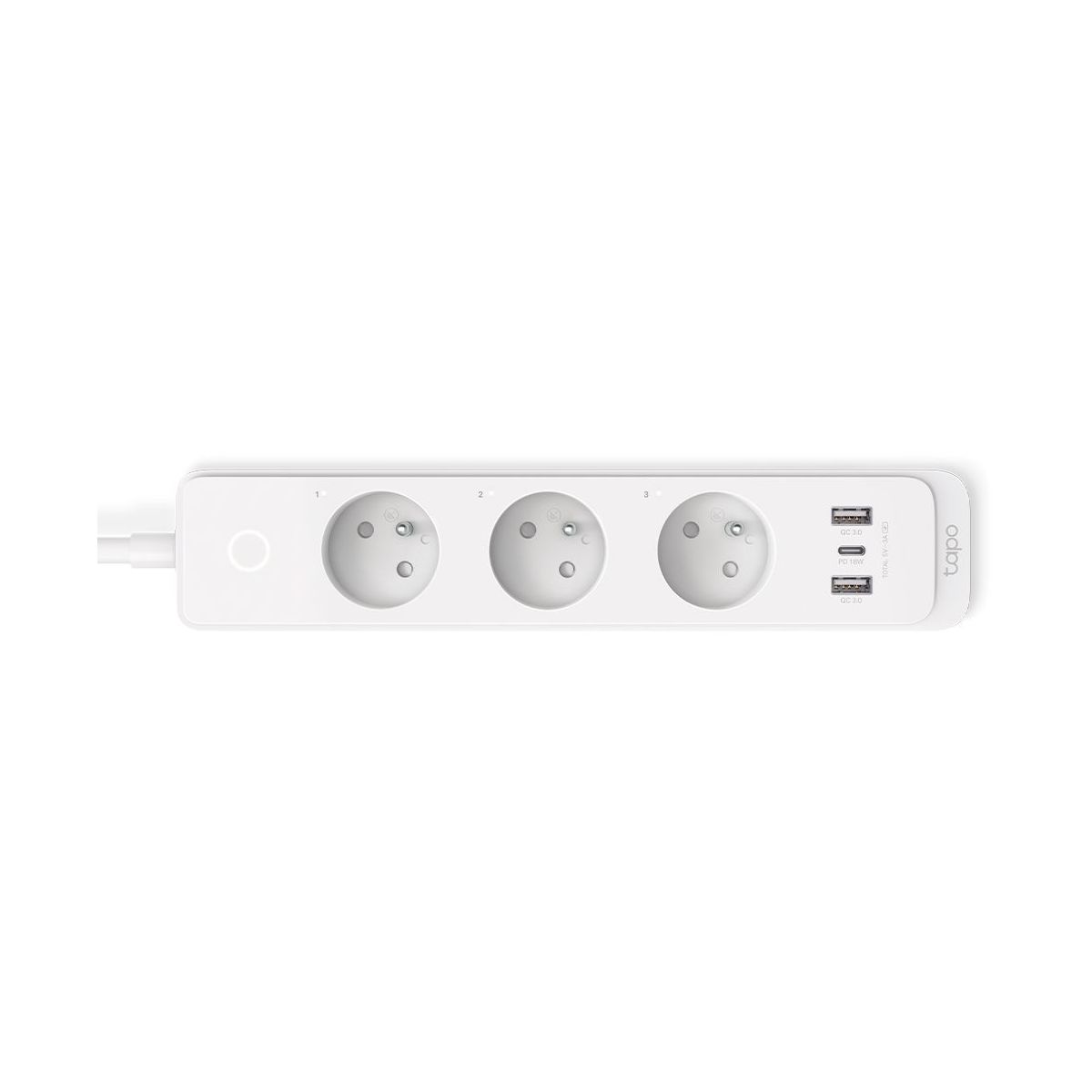 Prise connectée Tapo P300 Wif i+2 USB+1 USB C couleur unique, TP-LINK