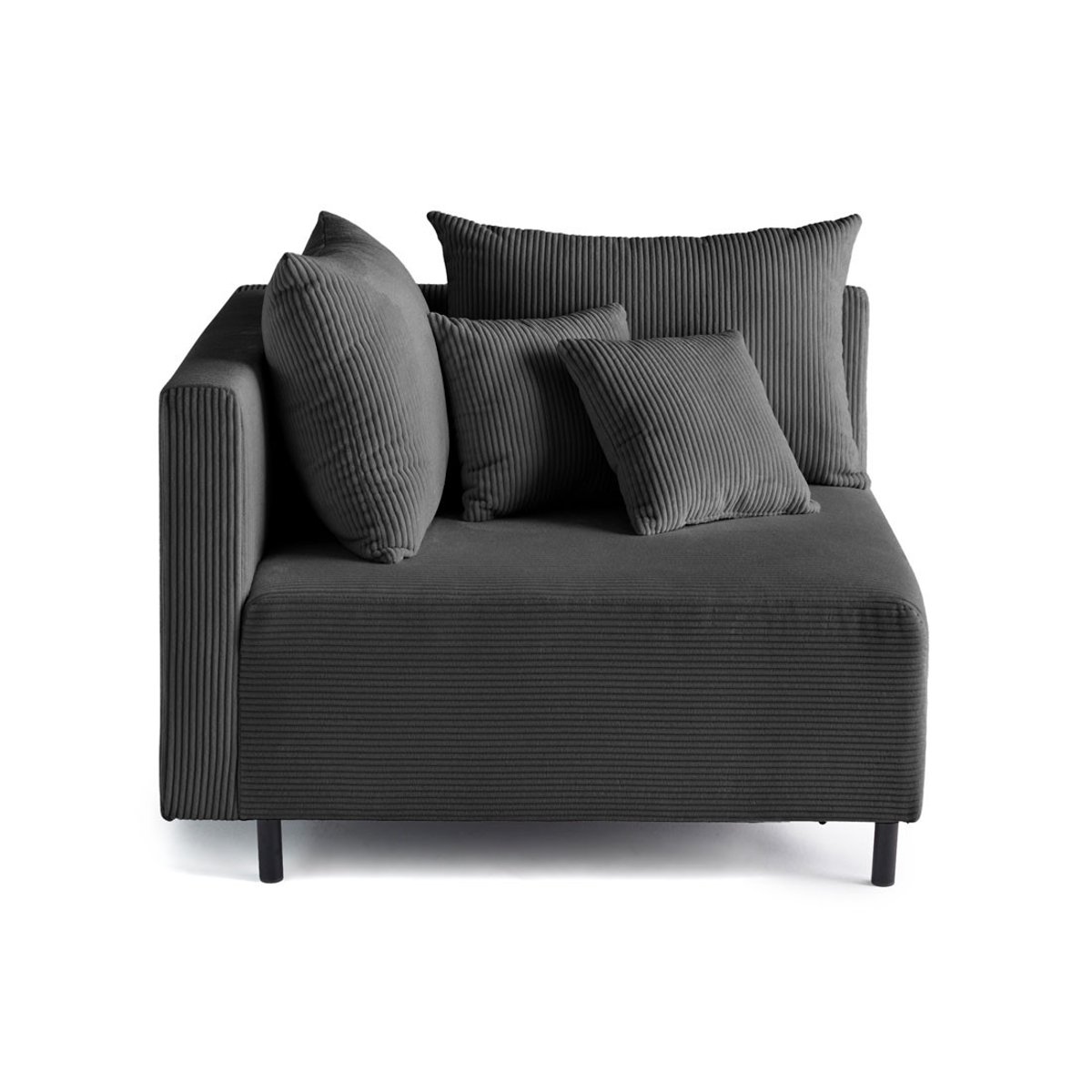 Module d'assise - EDINBURG gris foncé, BEST MOBILIER
