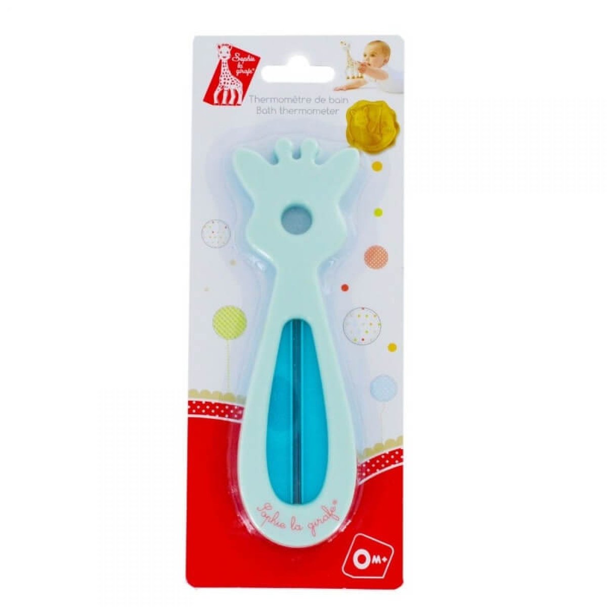 Thermomètre de bain Sophie la girafe bleu, VULLI