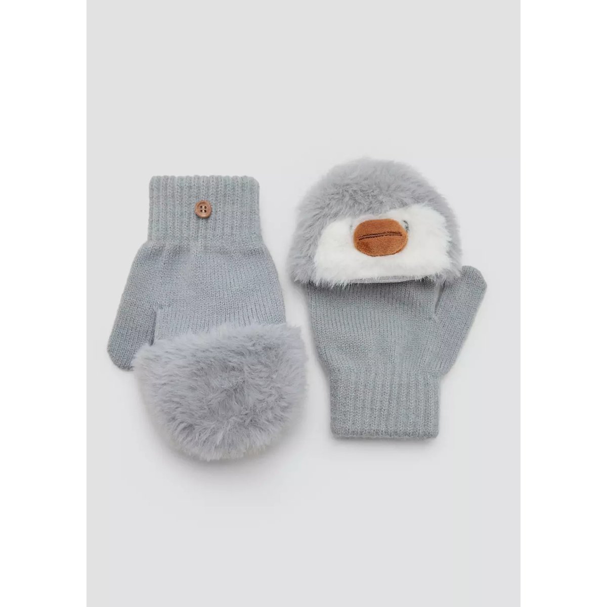 GLOVES PINGUG gris, MANGO BABY