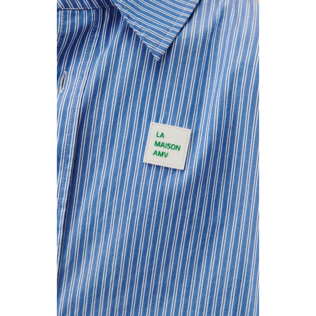 Chemise ZATYBAY bleu/blanc, AMERICAN VINTAGE