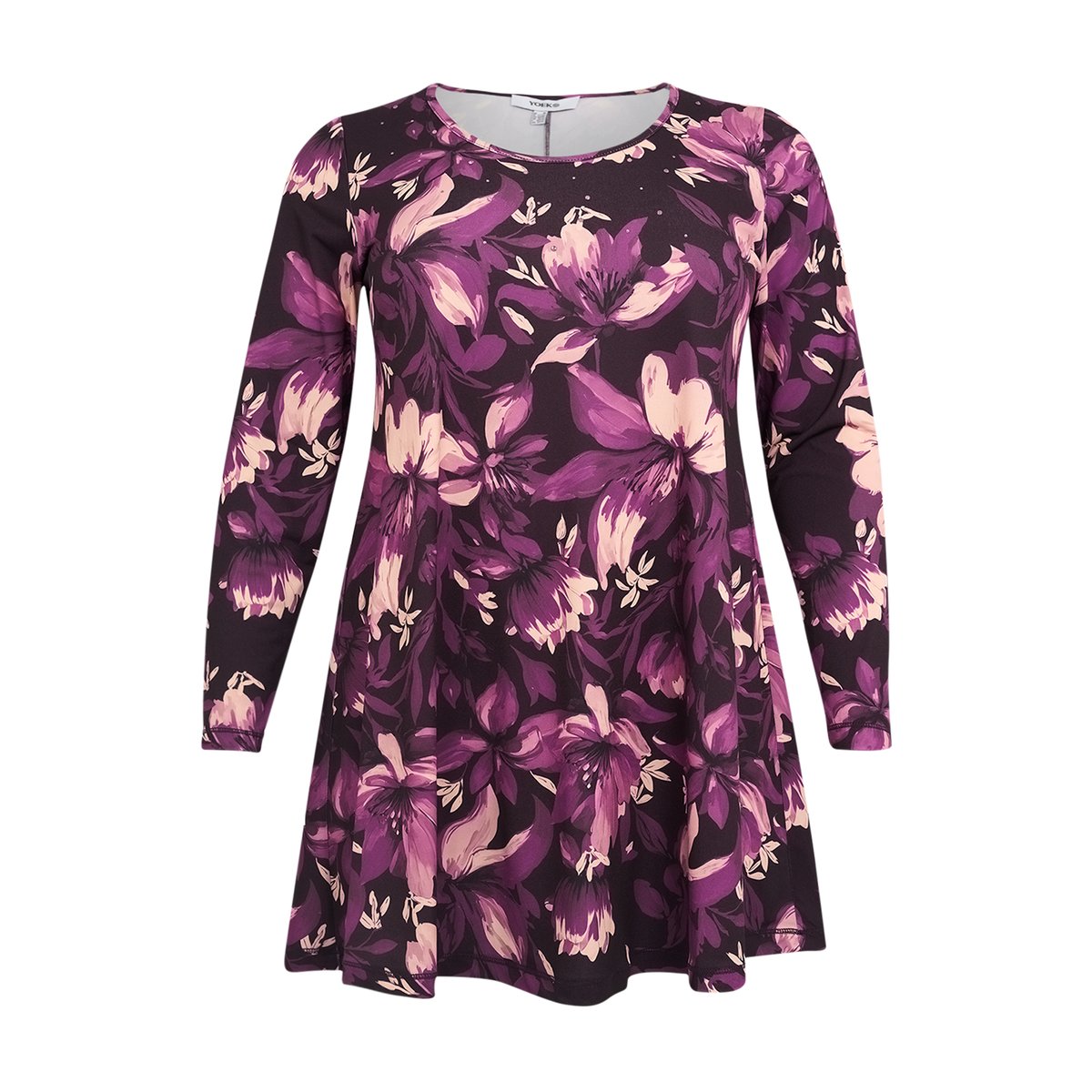 Tunique avec manches longues violet, YOEK