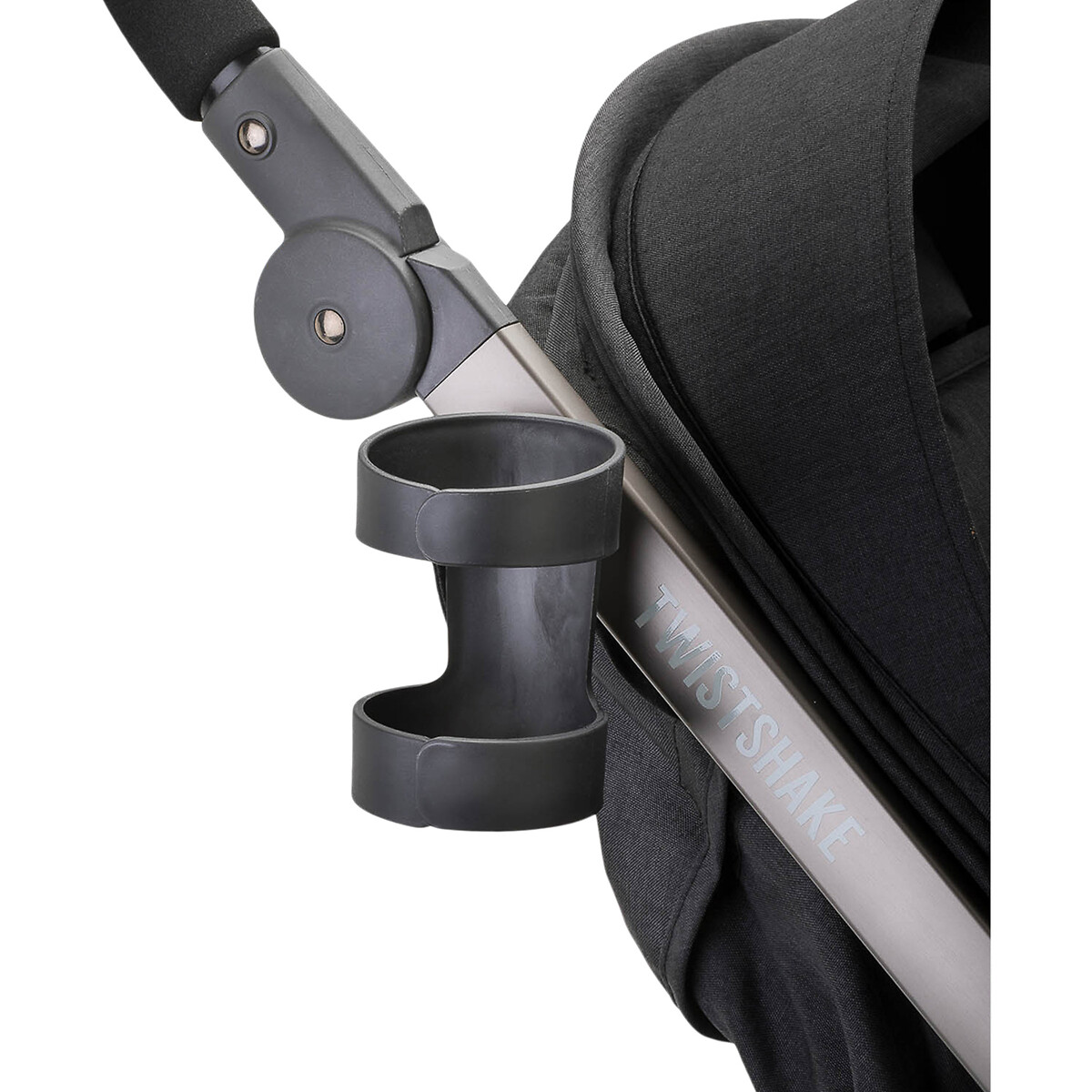 Porta-copos para carrinho de passeio Twistshake Tour preto , TWISTSHAKE