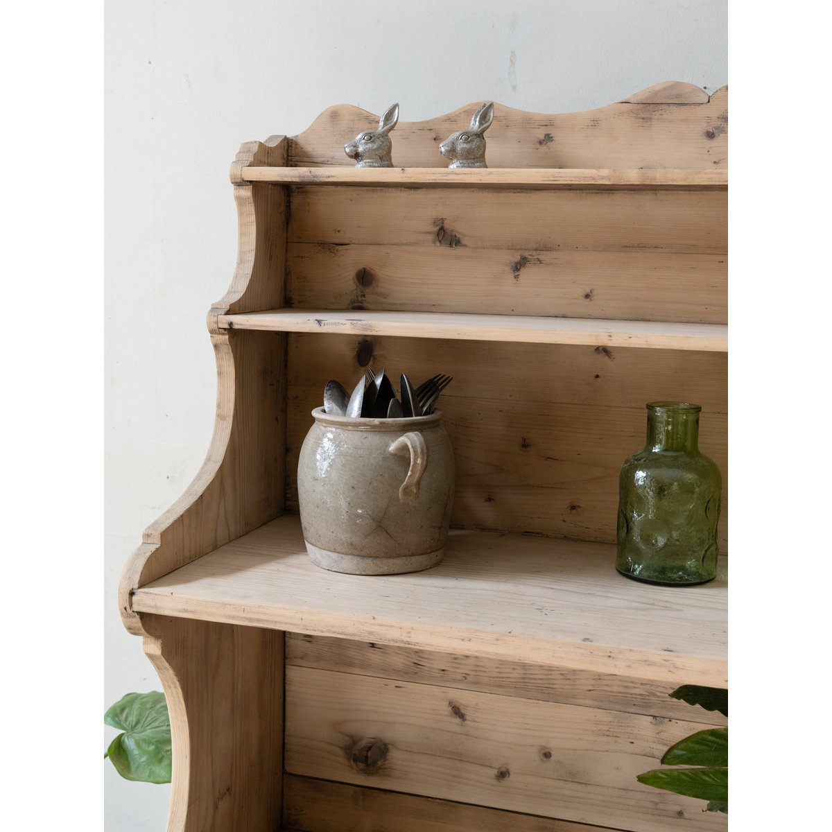 Grande étagère en bois Isabelle N°340 - Bon état bois clair, DEBONGOUT