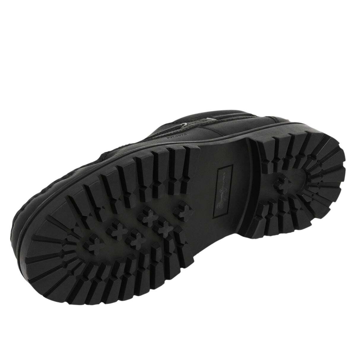 Baskets Bateau En Cuir noir, PEPE JEANS