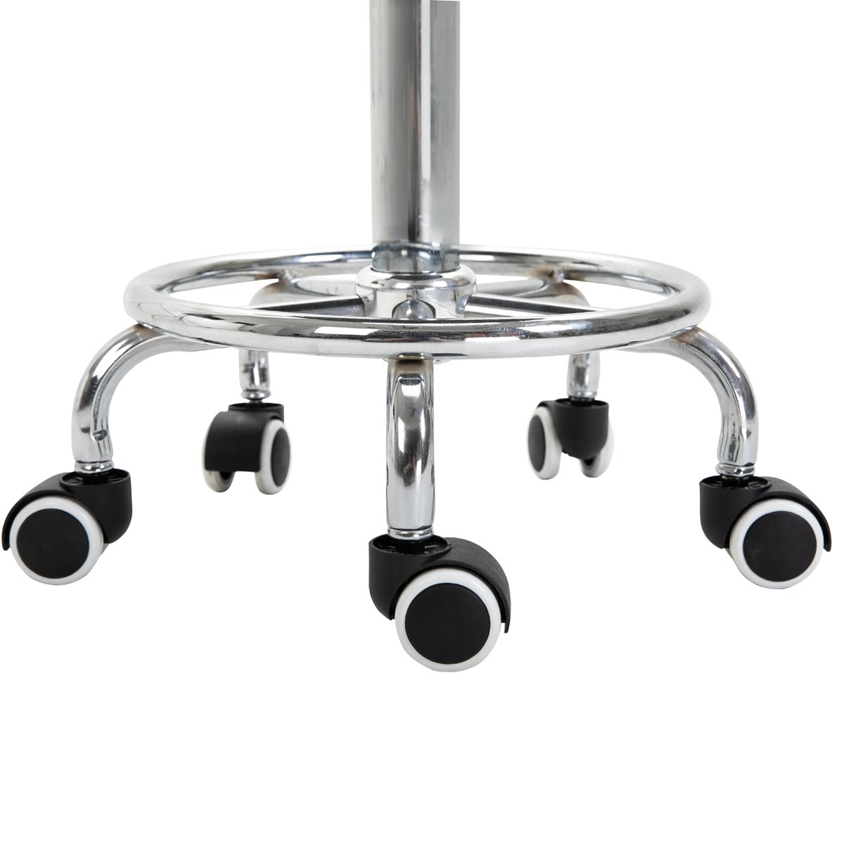 Tabouret de salon Revêtement synthétique Noir noir, HOMCOM