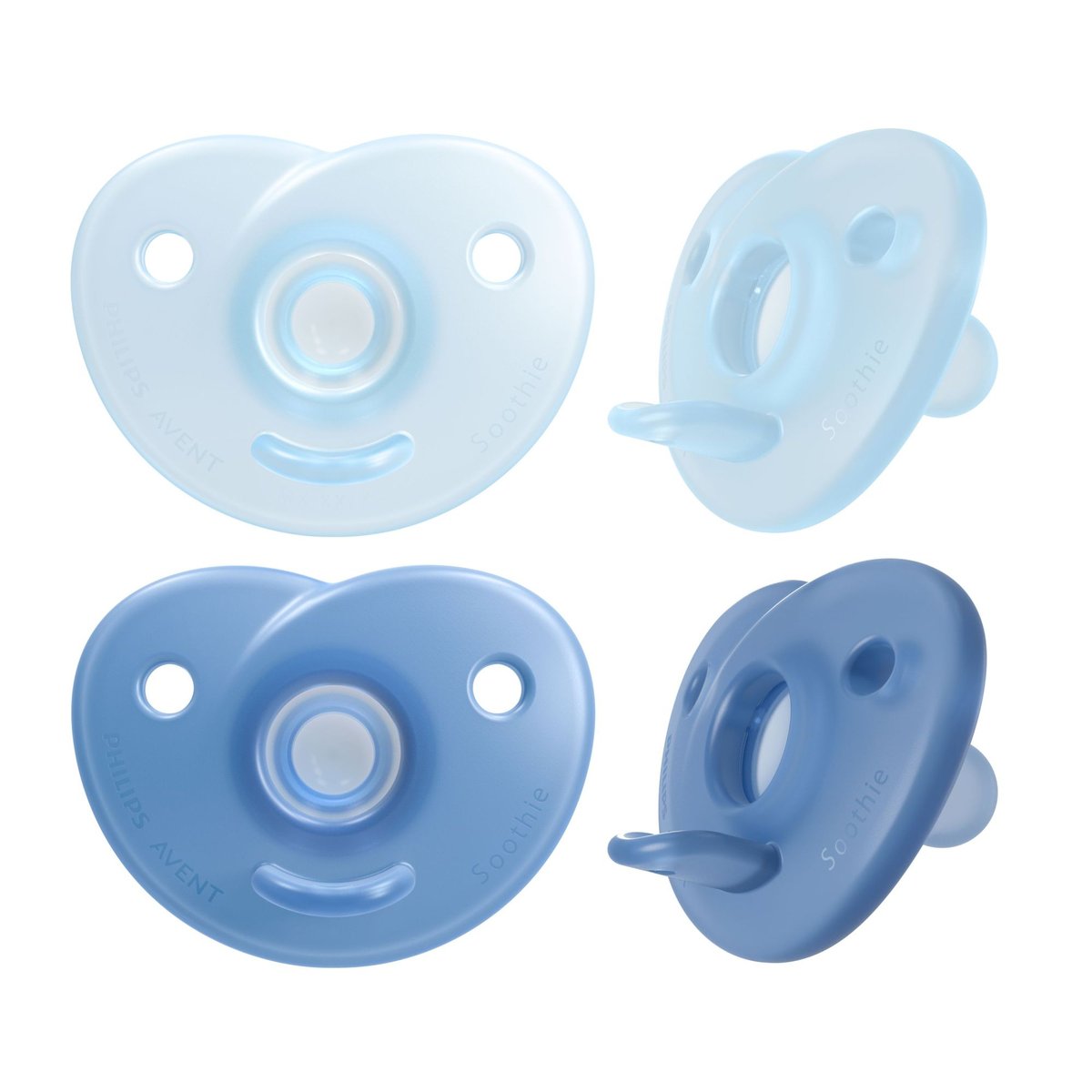 Lot de 2 sucettes Soothie bleu, PHILIPS AVENT