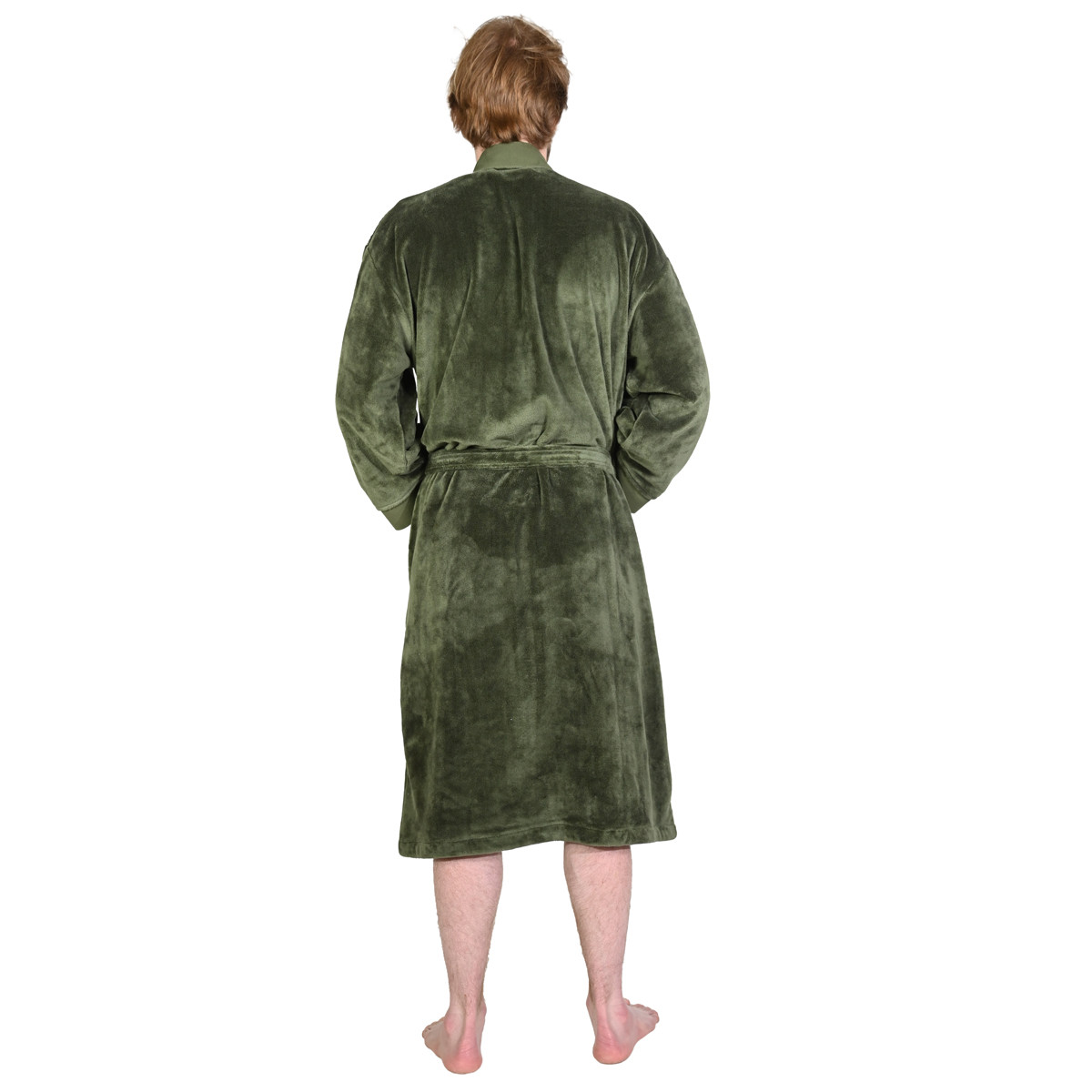 Robe de chambre polaire léger mixte LAHTI eucalyptus, SENSEI MAISON
