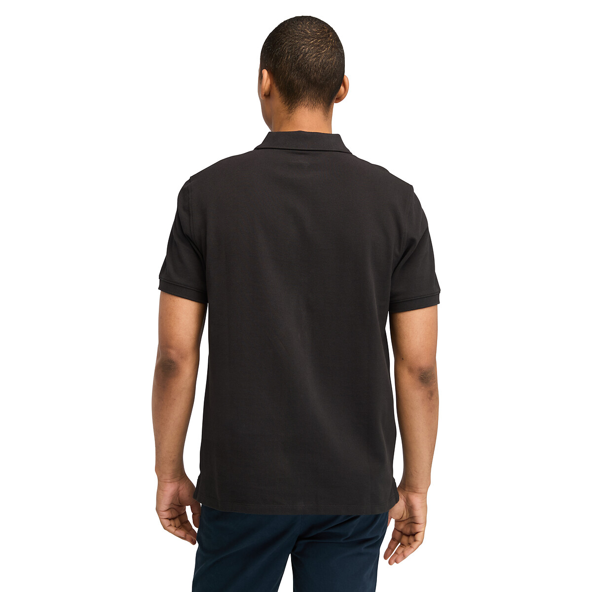 Polo maille piquée noir, TIMBERLAND
