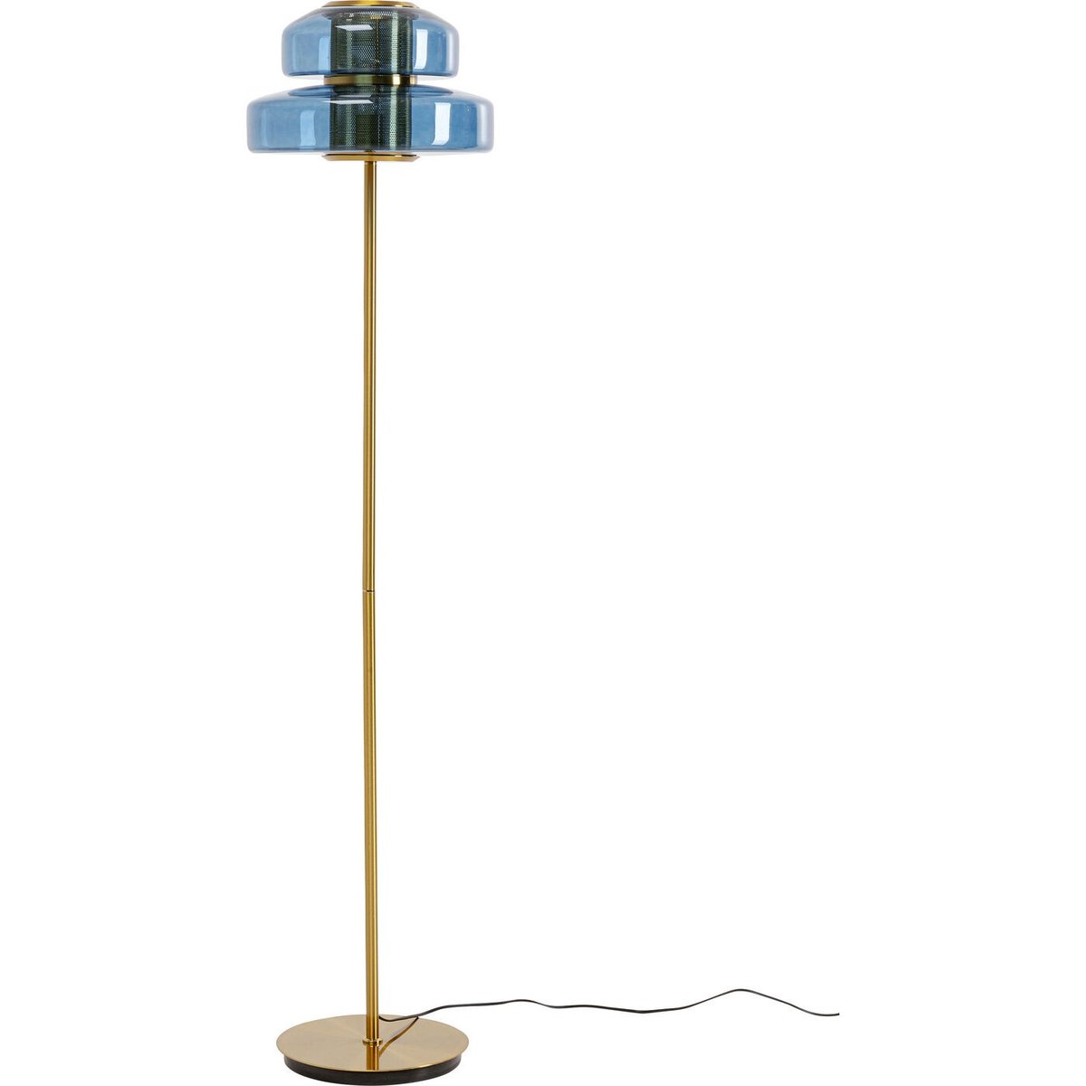 Lampadaire en verre, ARCADIA bleu, KARE DESIGN