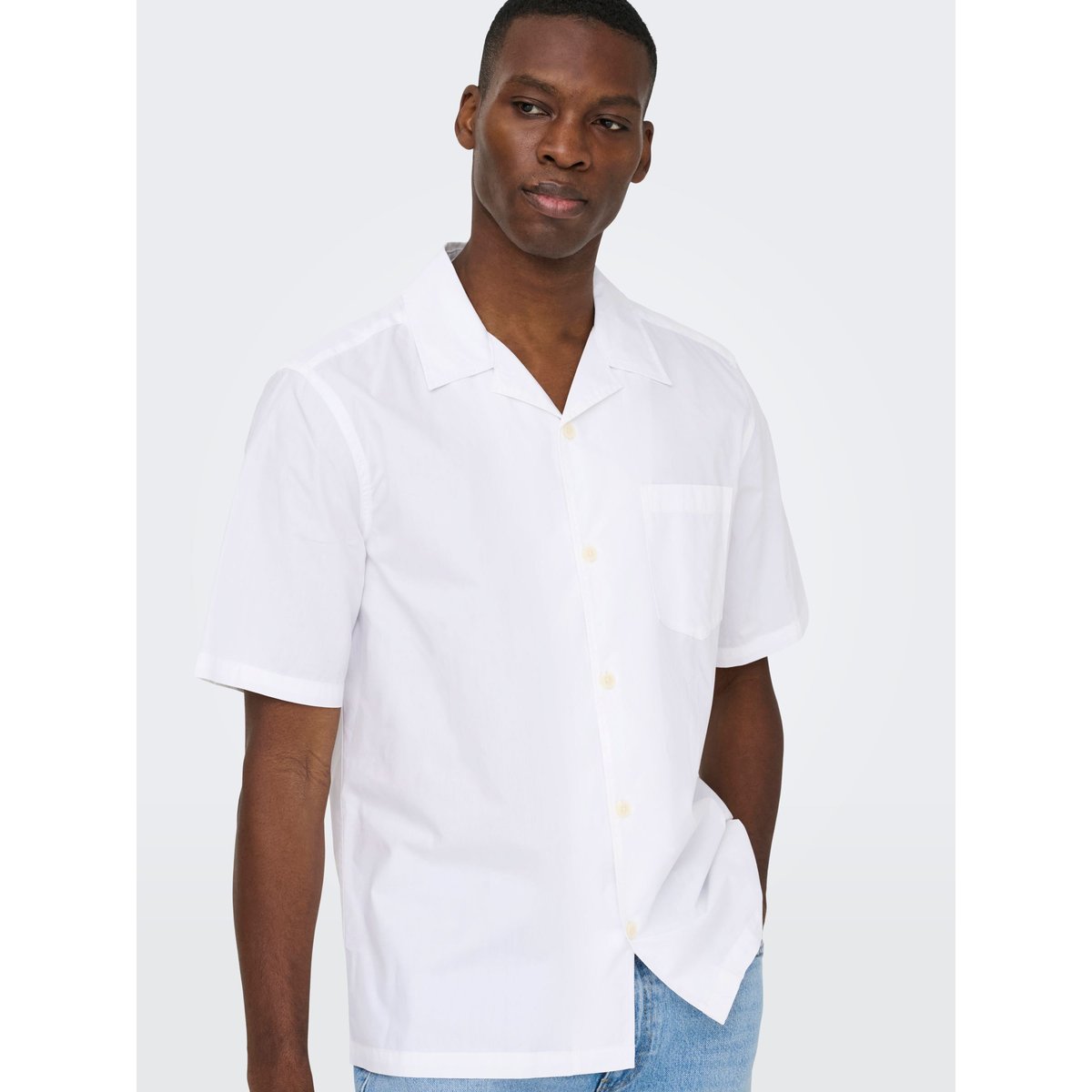 Chemise bright white, ONLY & SONS