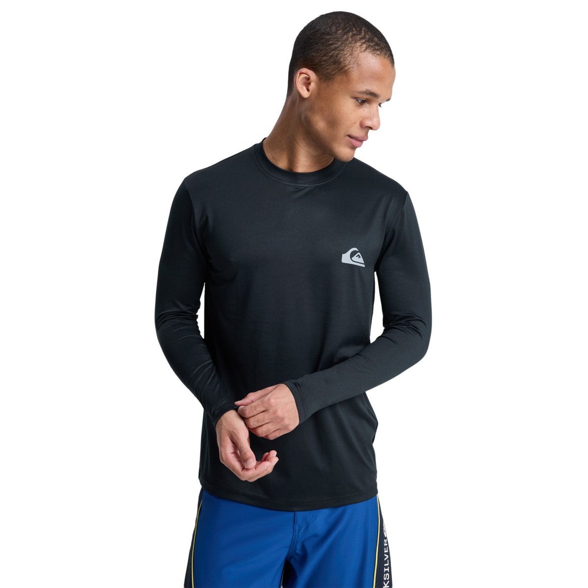 T-shirt de surf à manches longues UPF50 EVERYDAY SURF noir black, QUIKSILVER