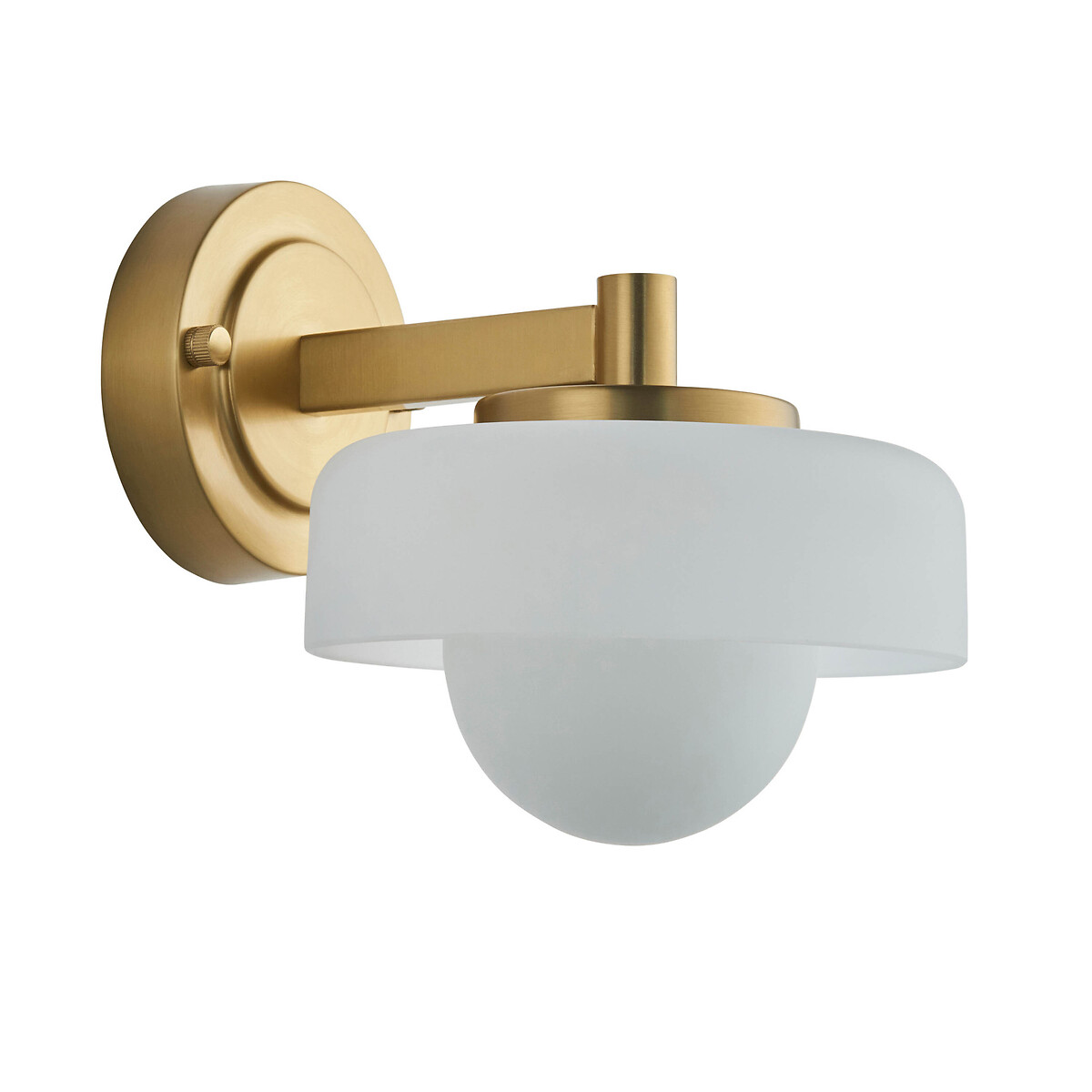 Bellamy Opal Glass Wall Light brass, ÉDITÉ