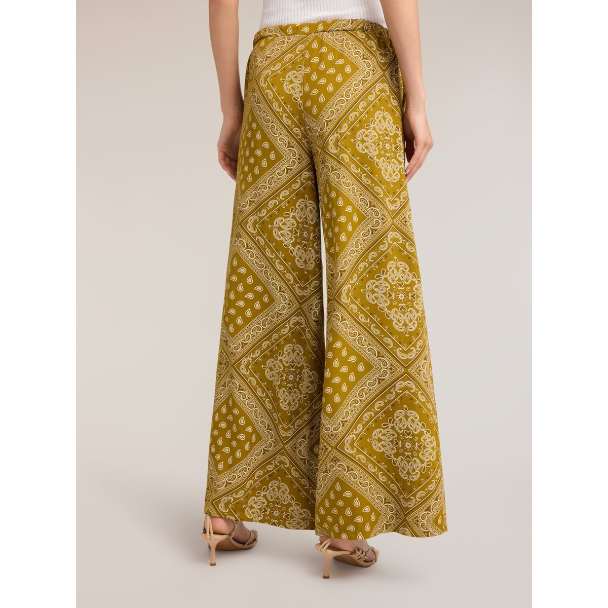 Pantalon palazzo verde militare, MOTIVI