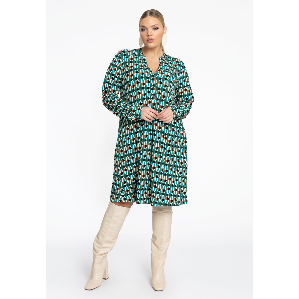 Robe imprimée multicolore, YOEK