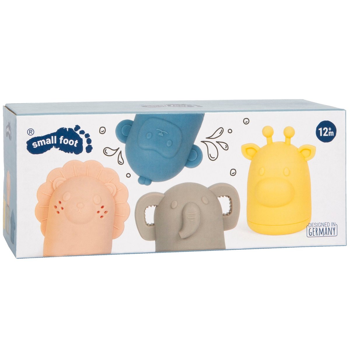 Jouets de bain en silicone blanc, SMALL FOOT COMPANY