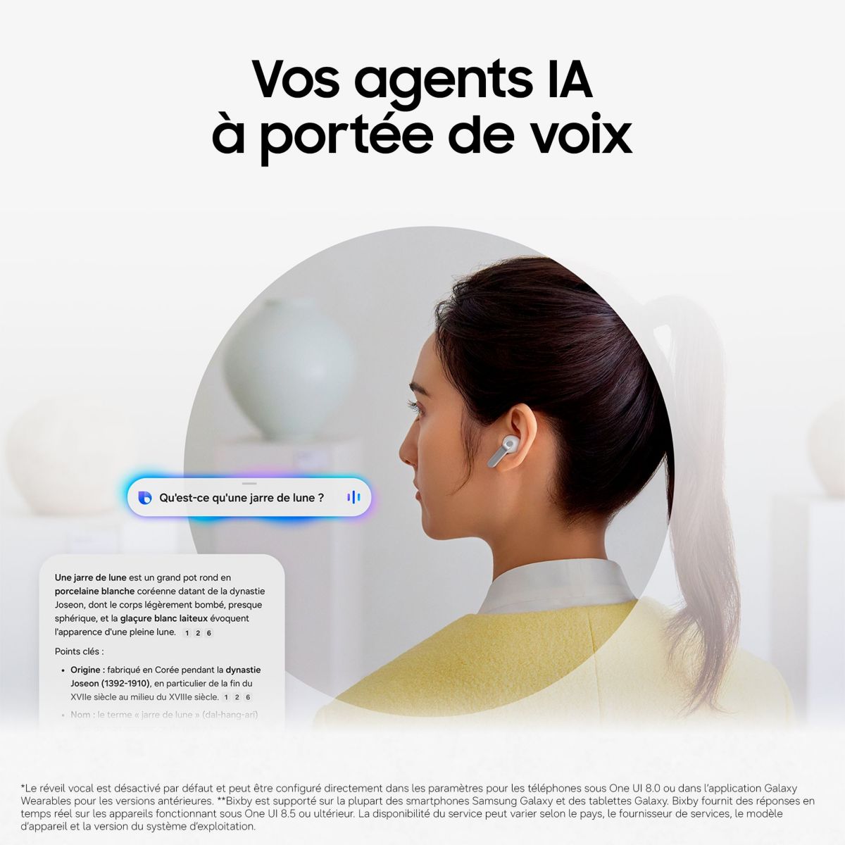 Ecouteurs Galaxy Buds4 Pro Blanc blanc, SAMSUNG