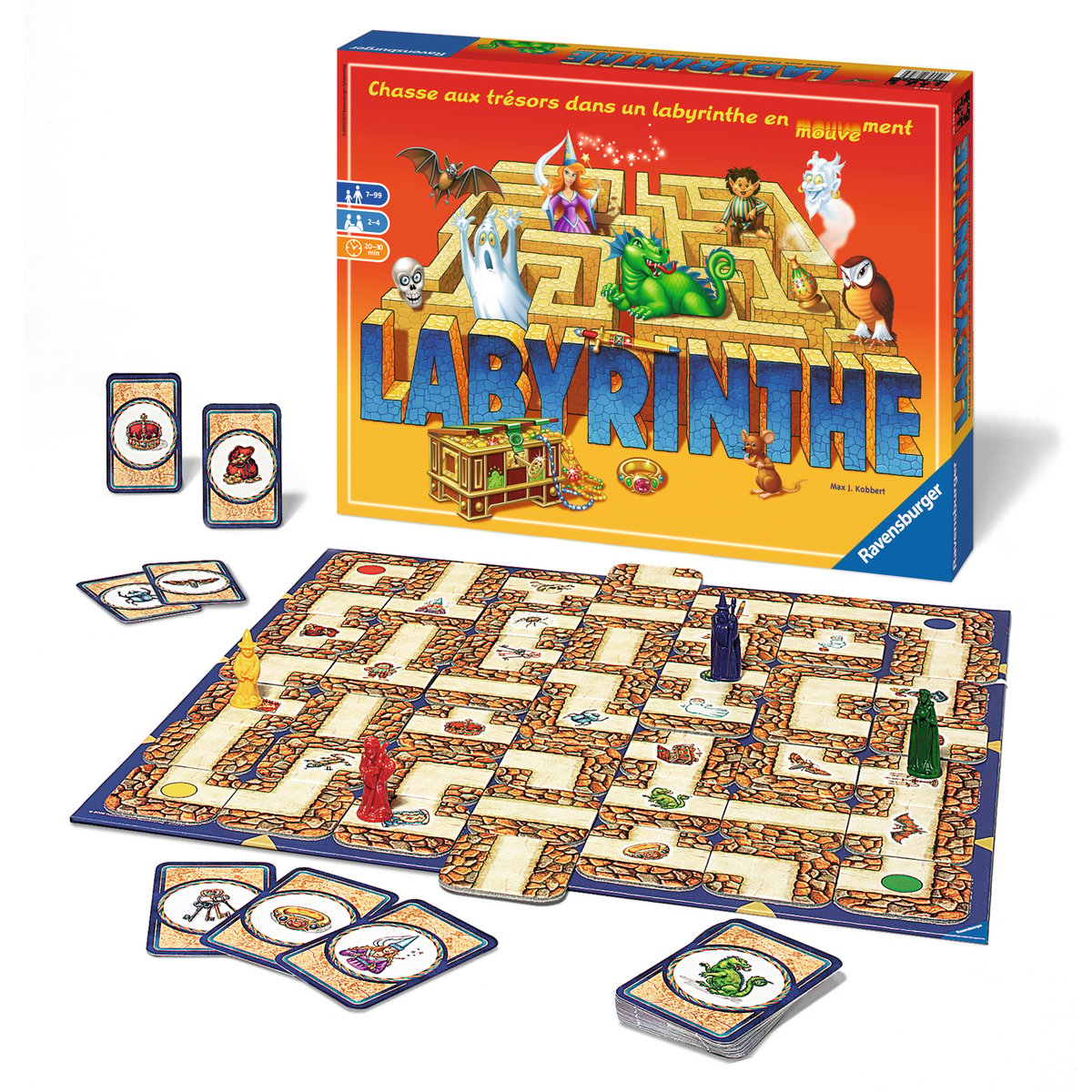 Labyrinthe jeu de societe couleur unique, RAVENSBURGER