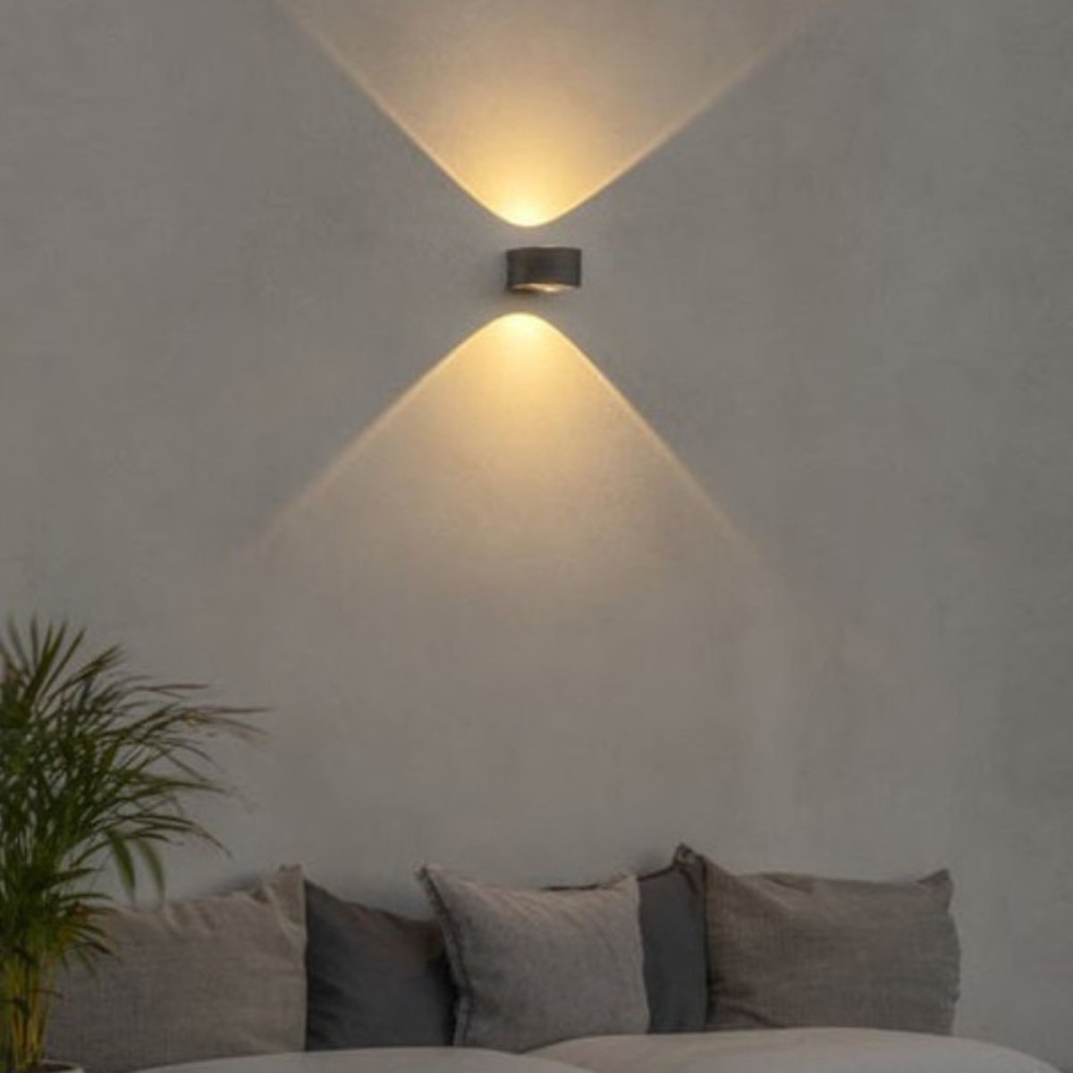 Applique Led Extérieure gris Anthracite Gala Haut Et Bas anthracite, MILLUMINE
