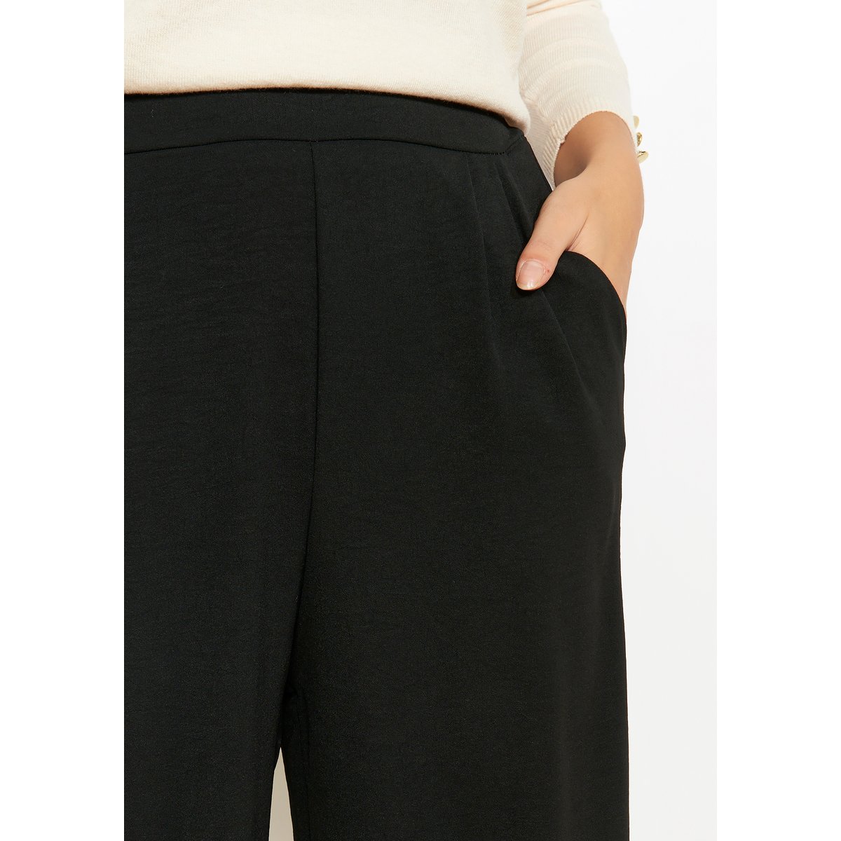 Pantalon fluide noir, LOLALIZA