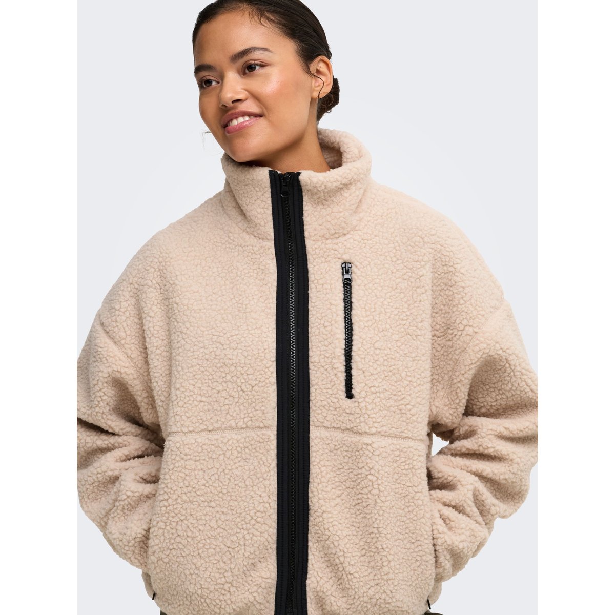 Veste En Polaire marron - nomad 1, ONLY PLAY