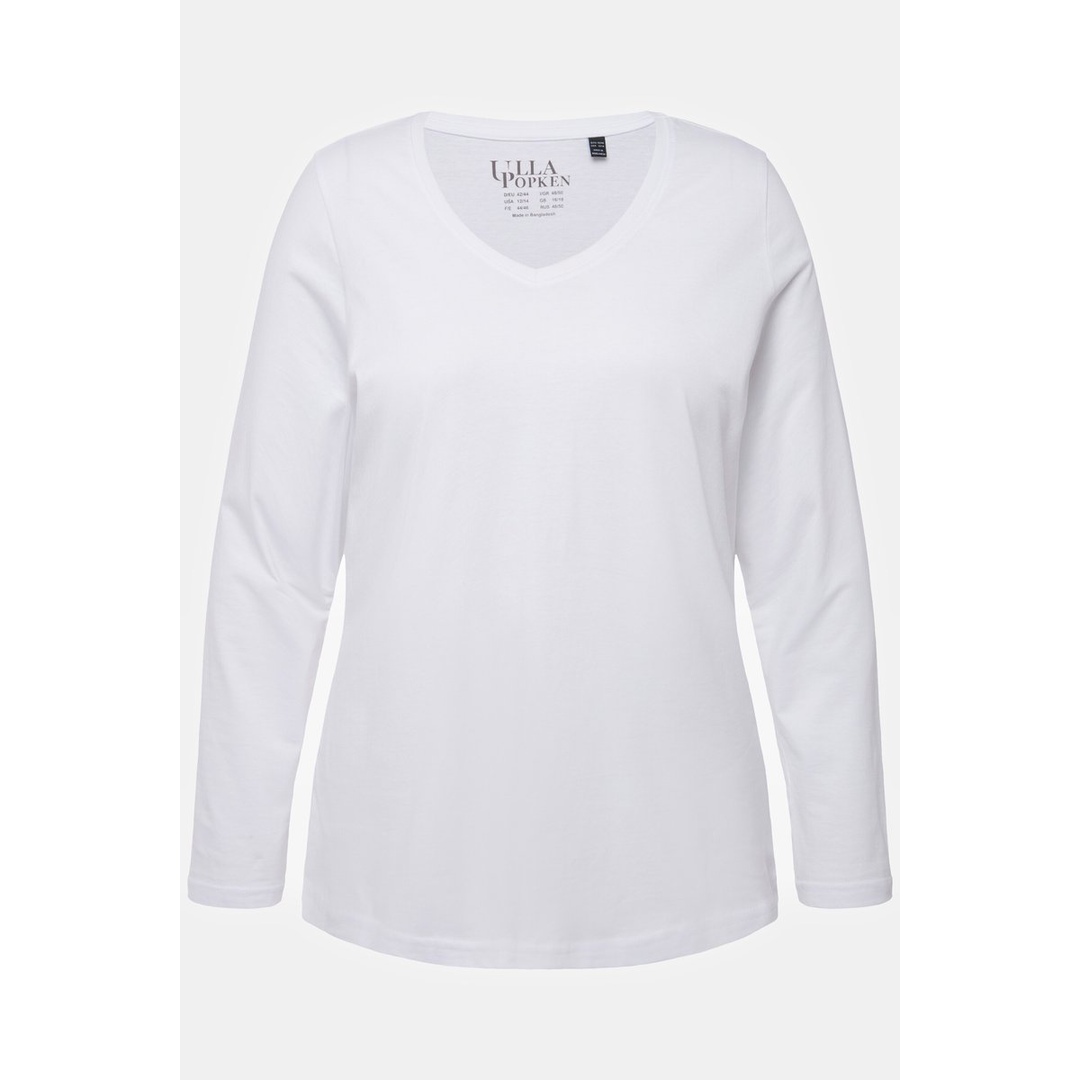 T-shirt Coupe Slim Fit blanc neige, ULLA POPKEN