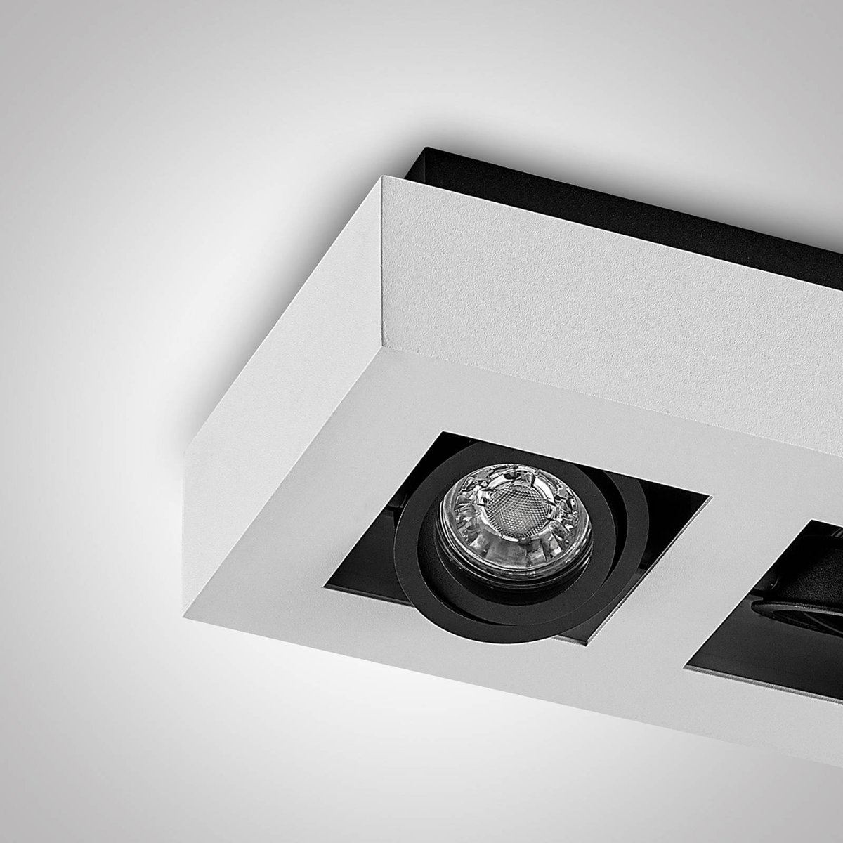 Spot en aluminium moderne, Vince blanc, ARCCHIO
