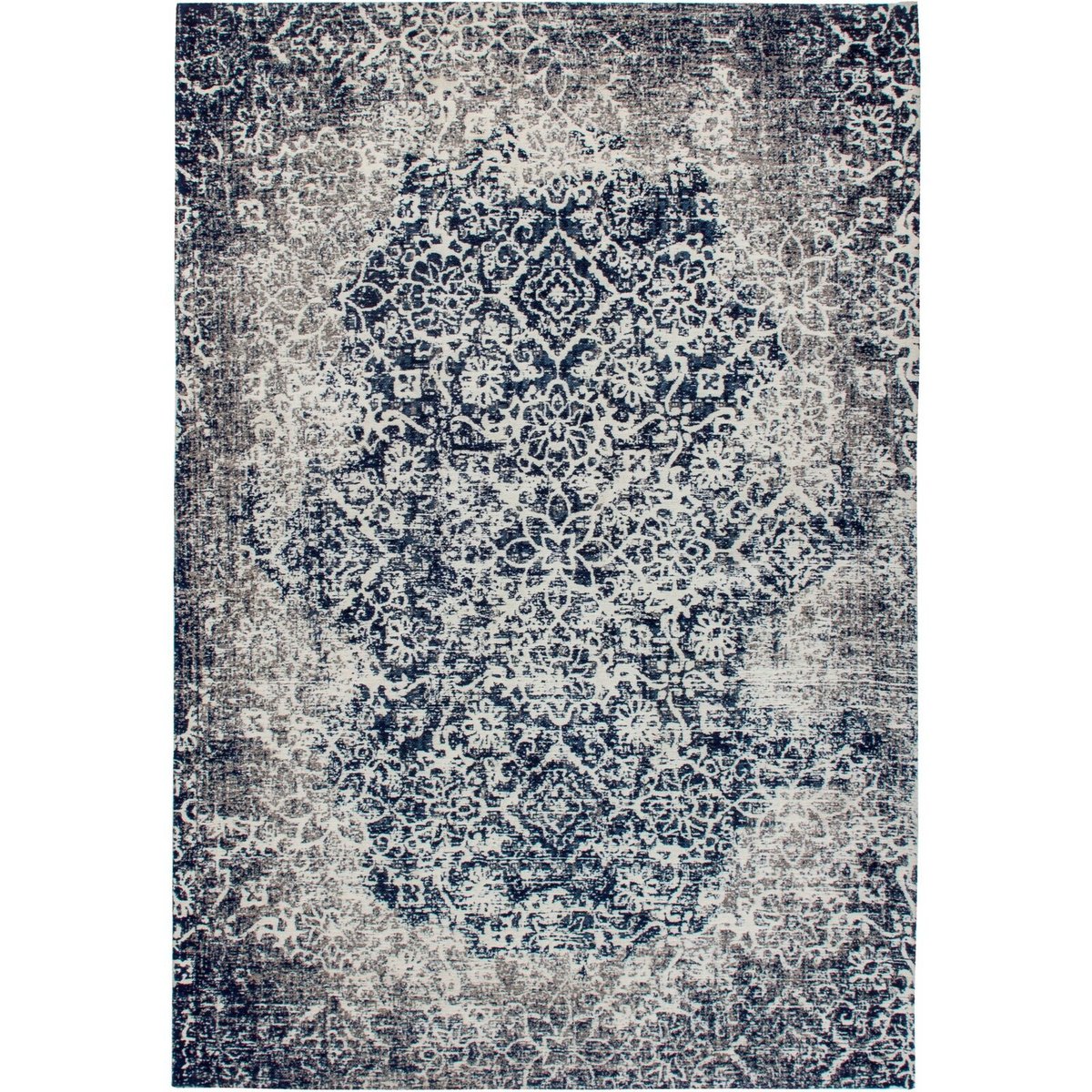 Tapis en coton fait main, RIVIÈRE jaune, multicolore, ARTE ESPINA
