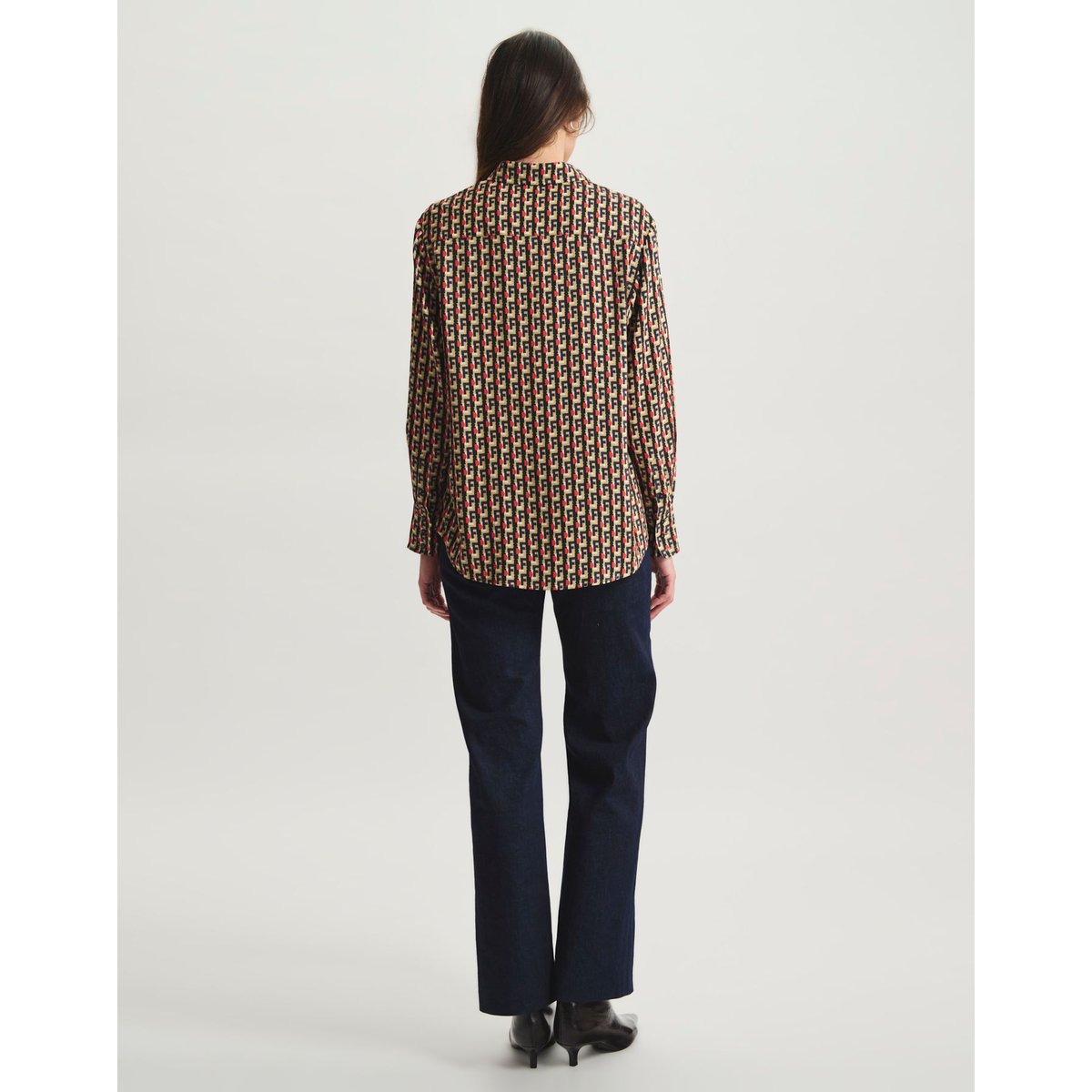Chemise Maureen en viscose multicolore, INES DE LA FRESSANGE PARIS