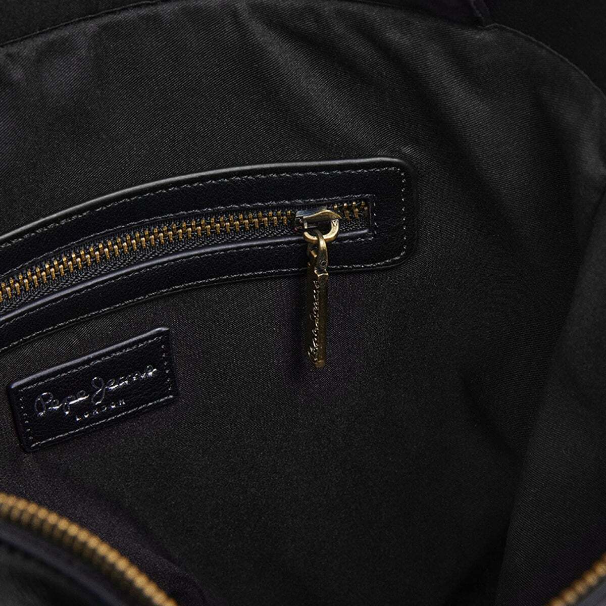 Sac Shopper Effet Cuir noir, PEPE JEANS
