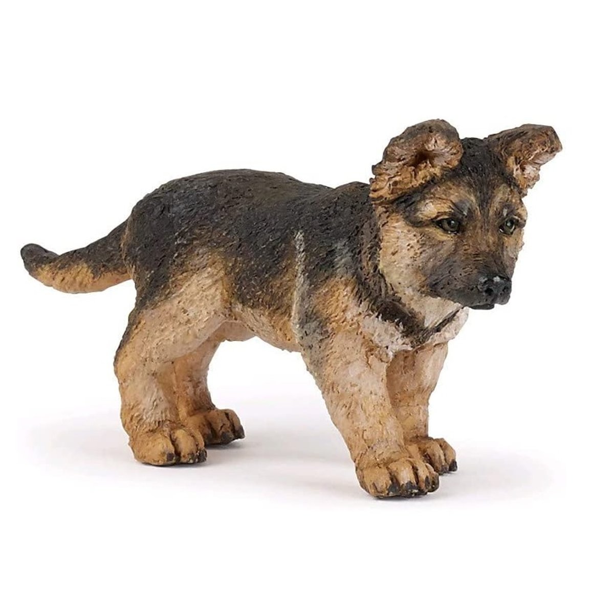 Figurine Bébé berger allemand marron, PAPO