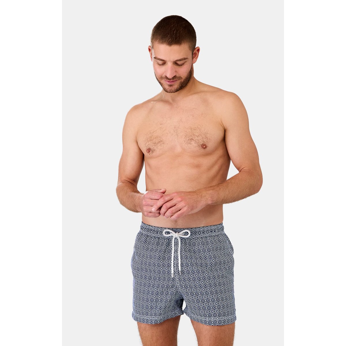 Short de bain en polyester recyclé Miro marine, ARTHUR