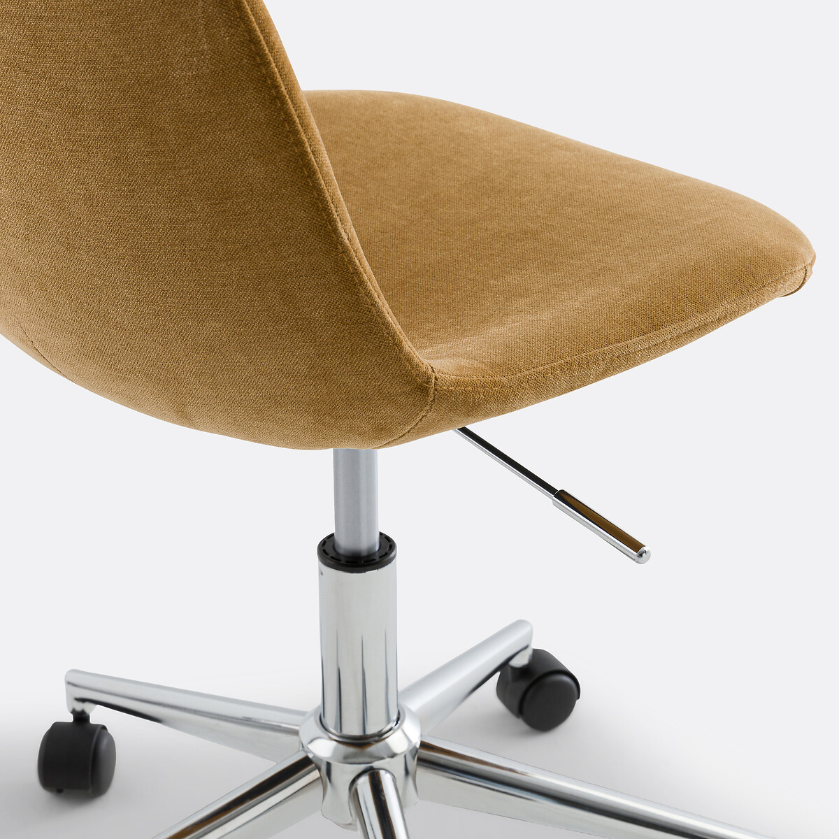 Fauteuil de bureau enfant en velours, Paulina ocre, LA REDOUTE INTERIEURS