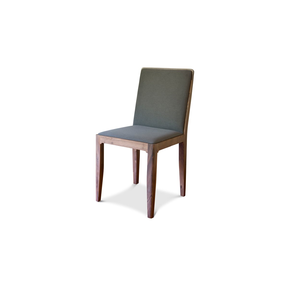 Chaise en noyer HEMËT gris foncé, PRODUIT INTERIEUR BRUT